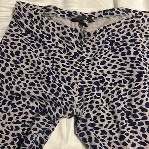 Victoria’s Secret leopard print leggings.
